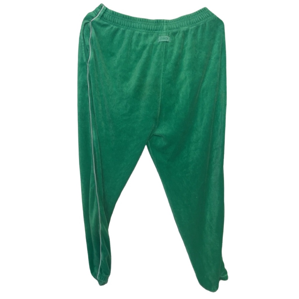 Juicy Couture Green Terry Cloth Pants / Joggers  ✨💚 - Picture 2 of 3